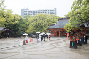 スーパーカメラマン大川さん　ファシーノ　住吉神社　神前式