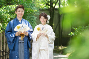 友泉亭公園　白無垢和装前撮り