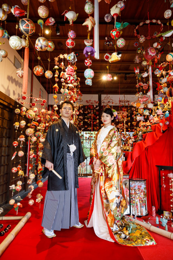 スーパーカメラマン大川さんによる和装前撮り　ロケ地は柳川の御花