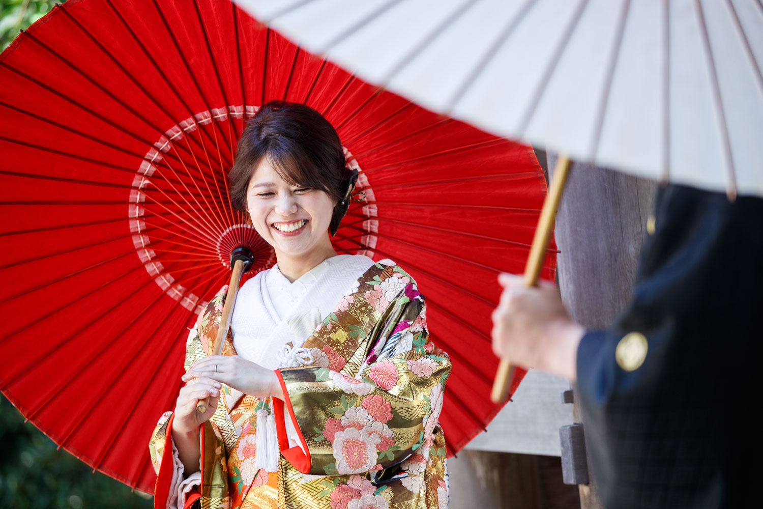 雷山千如寺 和装前撮り 色打掛 和傘ロケーション 糸島