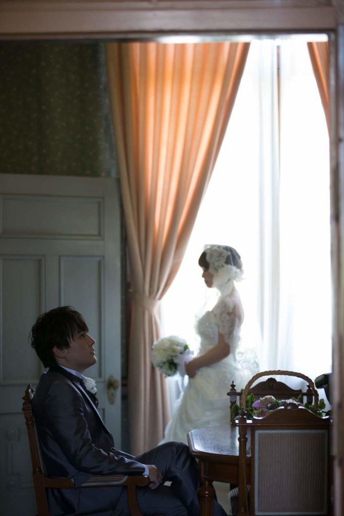 貴賓館にて洋装前撮り