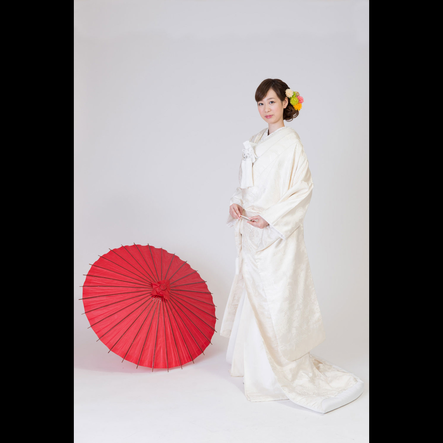 ファシーノスタジオ 白無垢 和装前撮り スタジオ撮影 福岡