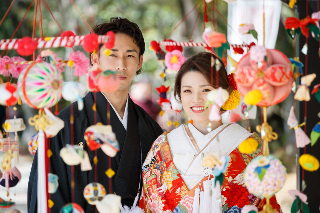 柳川三柱神社 さげもん 和装前撮り フォトウェディング 柳川