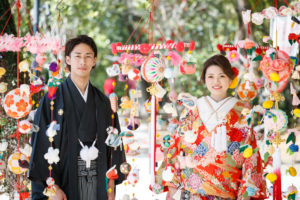 柳川三柱神社 さげもん 和装前撮り フォトウェディング 柳川