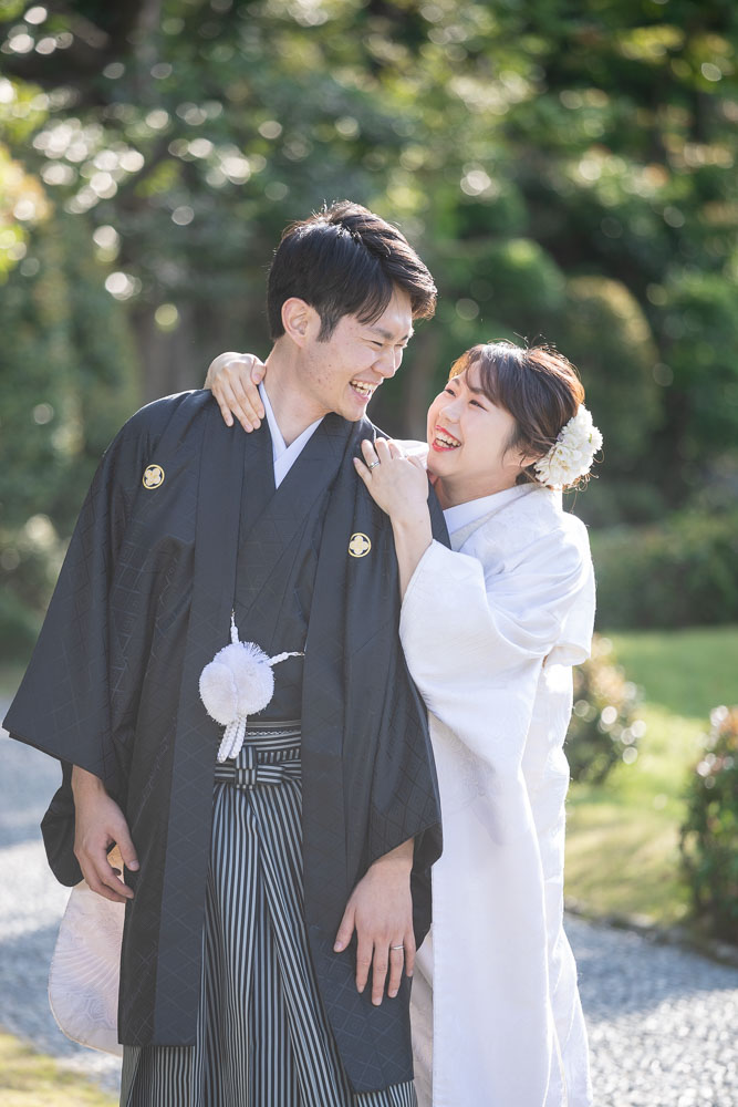 大濠公園日本庭園 和装前撮り 色打掛 日本庭園ロケーション 福岡