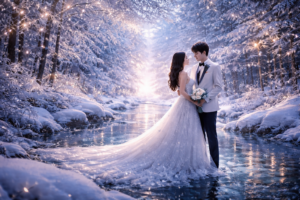 福岡 前撮り｜雪の森ロケーションのフォトウェディング VESTIS IMAGO -Wedding-